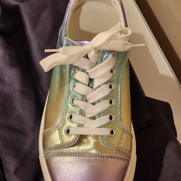 Excellent EU39 CHRISTIAN LOUBOUTIN Sneakers Vieirissima Iridescent - Picture 8 of 16
